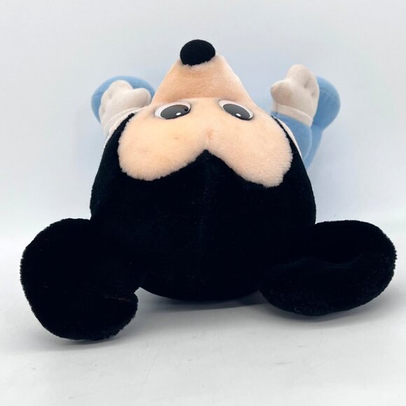 Disney Baby Mickey Mouse Plush Doll In Blue Sleepwear With Bib - Picture 10 of 15